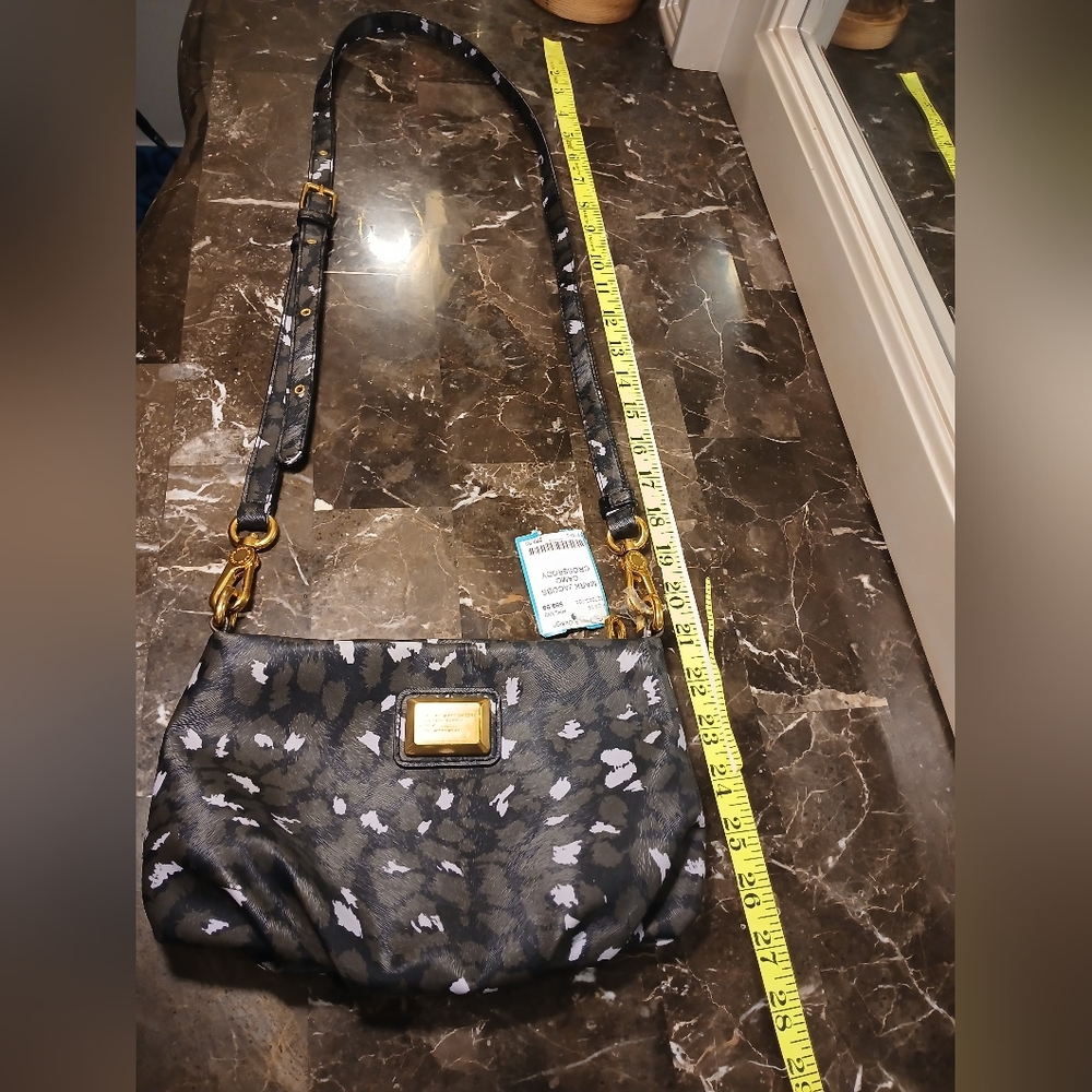 Marc By Marc Jacobs Patterned Crossbody Bag with Gold Accents - Picture 2 of 16